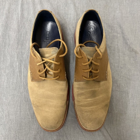 Cole Haan 161C11495L12 Men’s Size 10M Tan Suede Dress Shoes FS Benefits Charity main image 10